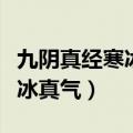 九阴真经寒冰真气怎么样（九阴真经无门派寒冰真气）