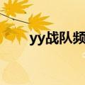 yy战队频道设计（yy公会频道设计）
