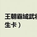 王朝霸域武将转生卡怎么用（王朝霸域武将转生卡）
