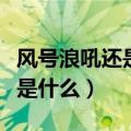 风号浪吼还是风号浪吼拼音（风号浪吼的读音是什么）