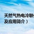 天然气热电冷联供技术及应用（关于天然气热电冷联供技术及应用简介）