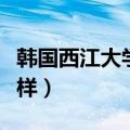 韩国西江大学什么专业好（韩国西江大学怎么样）