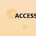 ACCESS密钥（access2003密钥）