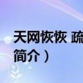 天网恢恢 疏而不漏（关于天网恢恢 疏而不漏简介）