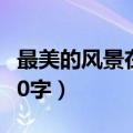 最美的风景在路上作文600字（在路上作文600字）