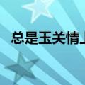 总是玉关情上一句是（总是玉关情打一字）