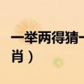 一举两得猜一生肖马是什么（一举两得猜一生肖）