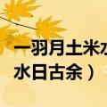 一羽月土米水日古余写四句成语（一羽月土米水日古余）