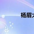 杨眉大仙的徒弟（杨眉大仙）