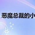 恶魔总裁的小新娘豪门（恶魔总裁的小新娘）