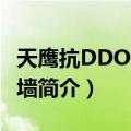 天鹰抗DDOS防火墙（关于天鹰抗DDOS防火墙简介）