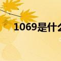 1069是什么意思啊（1069是什么意思）