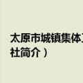 太原市城镇集体工业联合社（关于太原市城镇集体工业联合社简介）