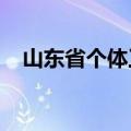 山东省个体工商户营业执照年检网上申报