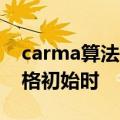carma算法在估计阶段,保存项目集信息的表格初始时
