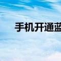 手机开通蓝钻免费3天（手机开通蓝钻）
