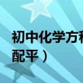 初中化学方程式配平100题（初中化学方程式配平）