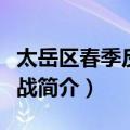 太岳区春季反扫荡战（关于太岳区春季反扫荡战简介）