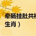 牵肠挂肚共祝福打一生肖（牵肠挂肚打一准确生肖）