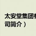 太安堂集团有限公司（关于太安堂集团有限公司简介）