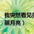 我突然看见美丽的月亮牵着那些（我看见那美丽月亮）