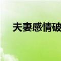 夫妻感情破裂（关于夫妻感情破裂简介）