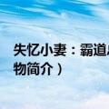 失忆小妻：霸道总裁的猎物（关于失忆小妻：霸道总裁的猎物简介）