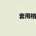 套用格式（关于套用格式简介）