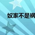 奴家不是祸水（关于奴家不是祸水简介）