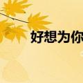 好想为你哭（关于好想为你哭简介）