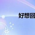 好想回家（关于好想回家简介）
