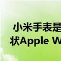 小米手表是运行自定义版本的Wear OS的块状Apple Watch