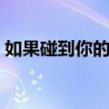 如果碰到你的脸（关于如果碰到你的脸简介）