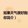 如果天气很好我想来看看你（关于如果天气很好我想来看看你简介）