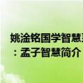 姚淦铭国学智慧系列：孟子智慧（关于姚淦铭国学智慧系列：孟子智慧简介）