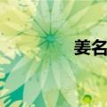 姜名武（关于姜名武简介）