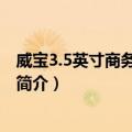 威宝3.5英寸商务移动硬盘（关于威宝3.5英寸商务移动硬盘简介）
