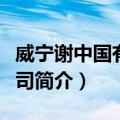 威宁谢中国有限公司（关于威宁谢中国有限公司简介）