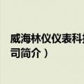 威海林仪仪表科技有限公司（关于威海林仪仪表科技有限公司简介）