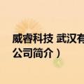 威睿科技 武汉有限责任公司（关于威睿科技 武汉有限责任公司简介）