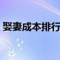 娶妻成本排行榜（关于娶妻成本排行榜简介）