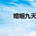 婚姻九天半（关于婚姻九天半简介）