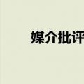 媒介批评论（关于媒介批评论简介）
