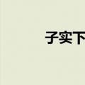 子实下层（关于子实下层简介）