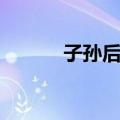 子孙后代（关于子孙后代简介）
