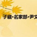 子藏·名家部·尹文子卷（关于子藏·名家部·尹文子卷简介）