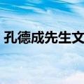 孔德成先生文集（关于孔德成先生文集简介）