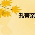 孔蒂亲王（关于孔蒂亲王简介）