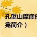 孔望山摩崖佛像石龛（关于孔望山摩崖佛像石龛简介）