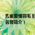 孔雀爱惜羽毛 好人珍惜名誉（关于孔雀爱惜羽毛 好人珍惜名誉简介）